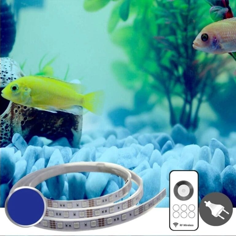 10 t/m 50 cm blauw complete set aquarium led strip