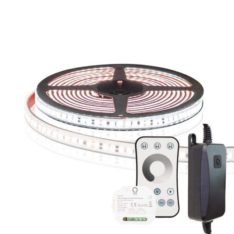 3 meter led strip helder wit basic | 230v