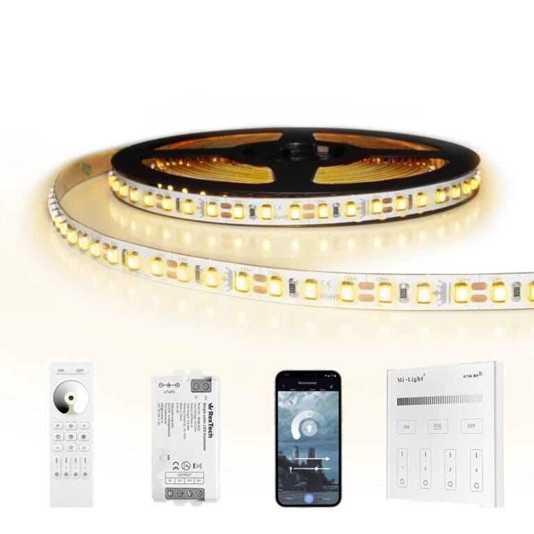 40 meter led strip warm wit complete set – premium 4800 leds