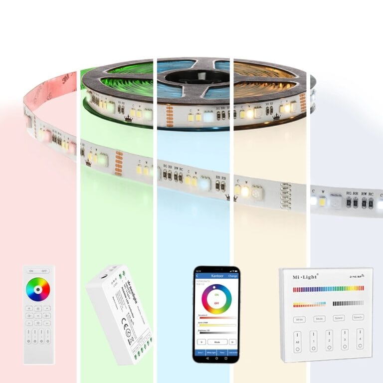 40 meter RGBWW led strip basic met 36 leds p/m – complete set