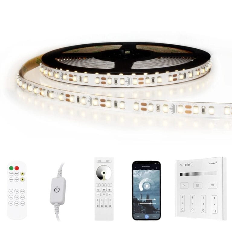 7 meter – 840 leds complete led strip set helder wit