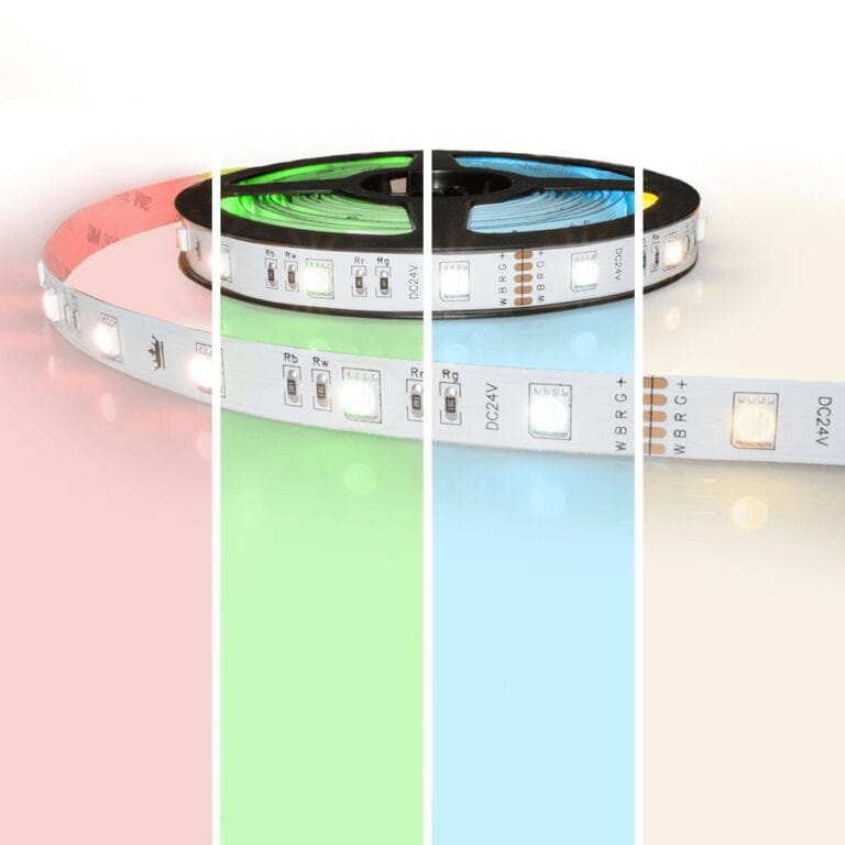 7 meter RGBW led strip basic met 252 leds – losse strip