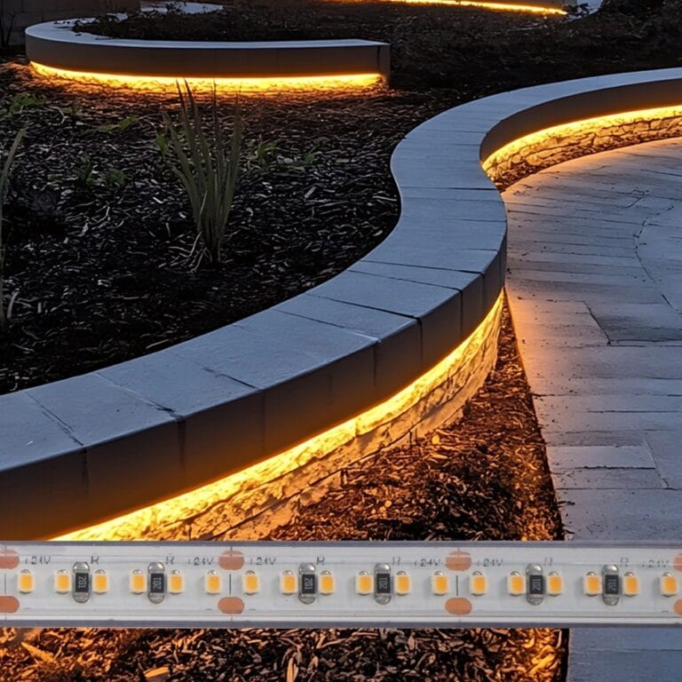 7 meter warm wit led strip voor buiten losse strip