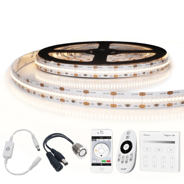 8 meter – 3360 leds complete led strip set helder wit pro