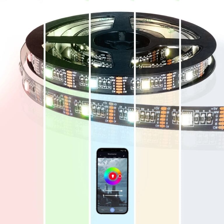 Usb ledstrip RGBWW app bediening – 150 cm