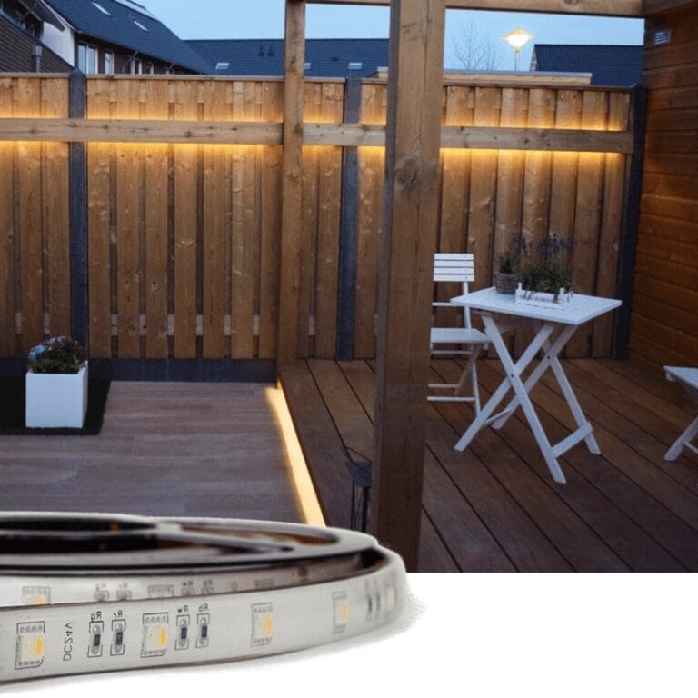 5 meter RGBW basic led strip voor buiten losse strip