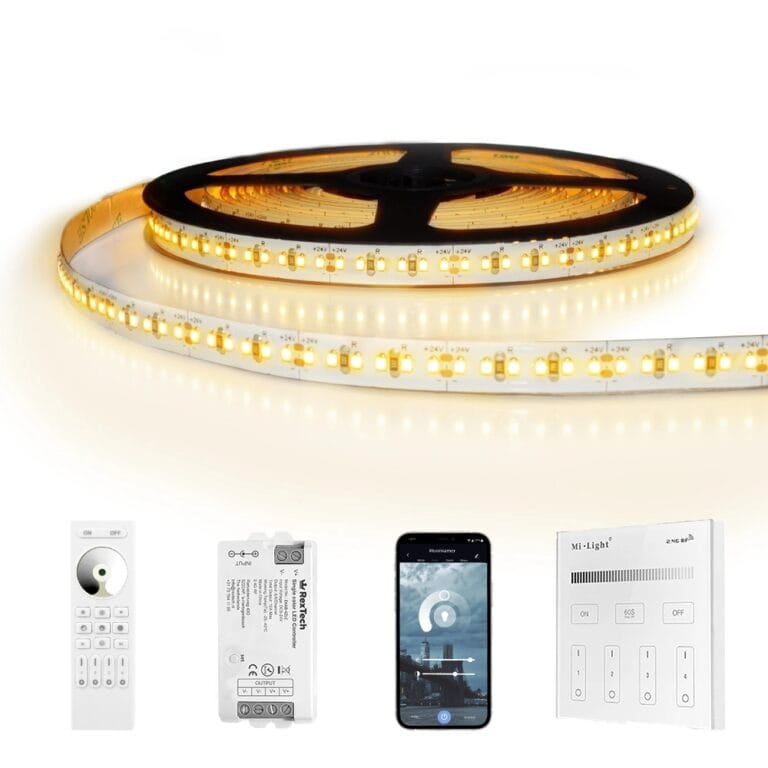 22 meter led strip warm wit pro – complete set