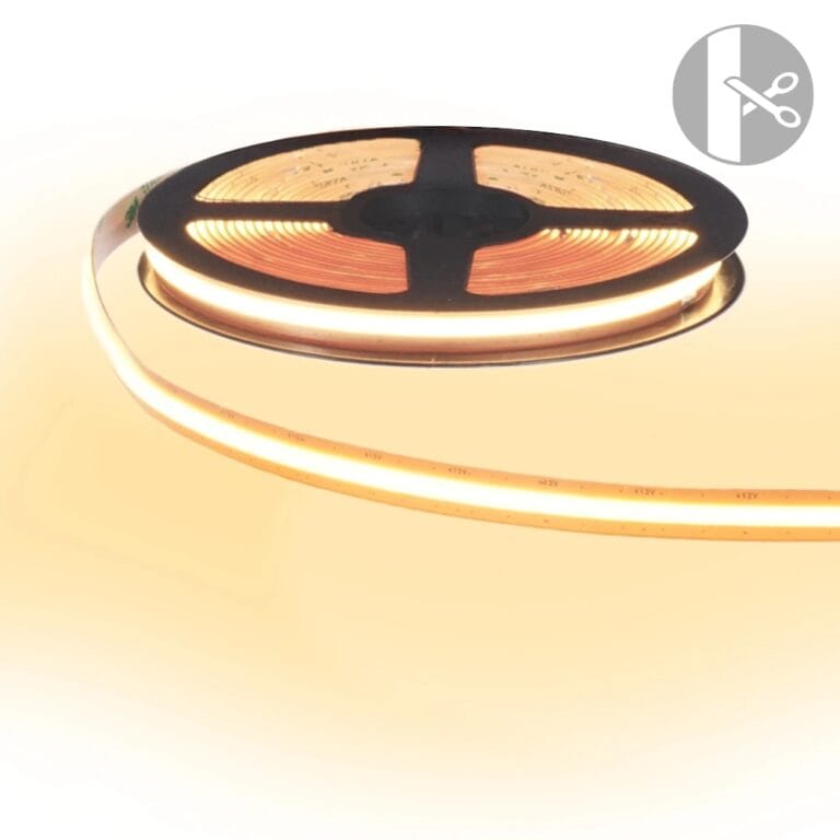 Led strip cob warm wit – 2 meter – losse strip met 600 leds per meter