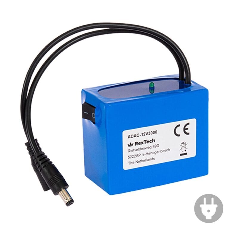 Led strip accu/batterij 12v met oplader – 3000