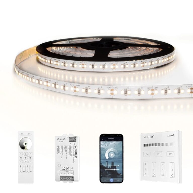 18 meter – 4320 leds complete led strip set helder wit pro