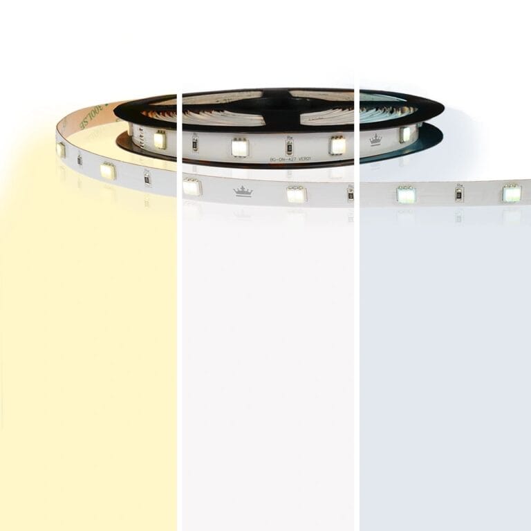 6 meter led strip dual white budget – 60 smd leds pm – 24v ip65