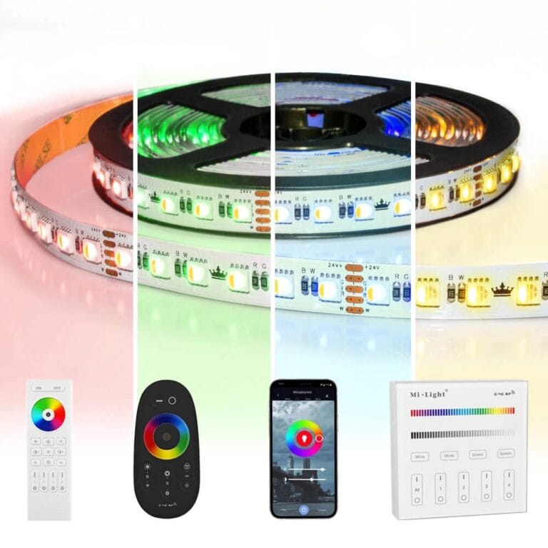 8 meter RGBW led strip | complete set | pro 96 leds p/m