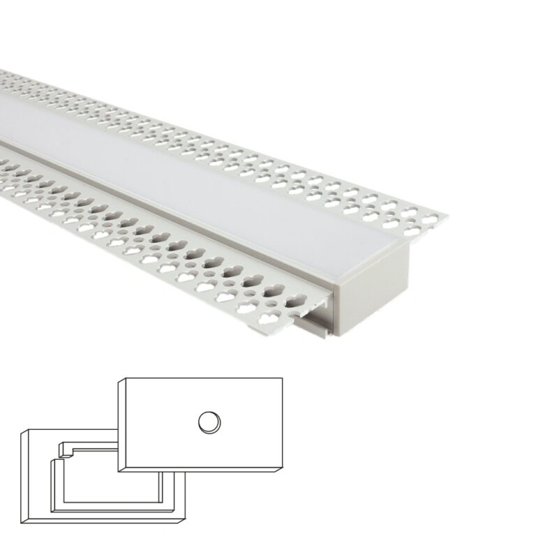 Led stuc profiel 2 meter brede variant