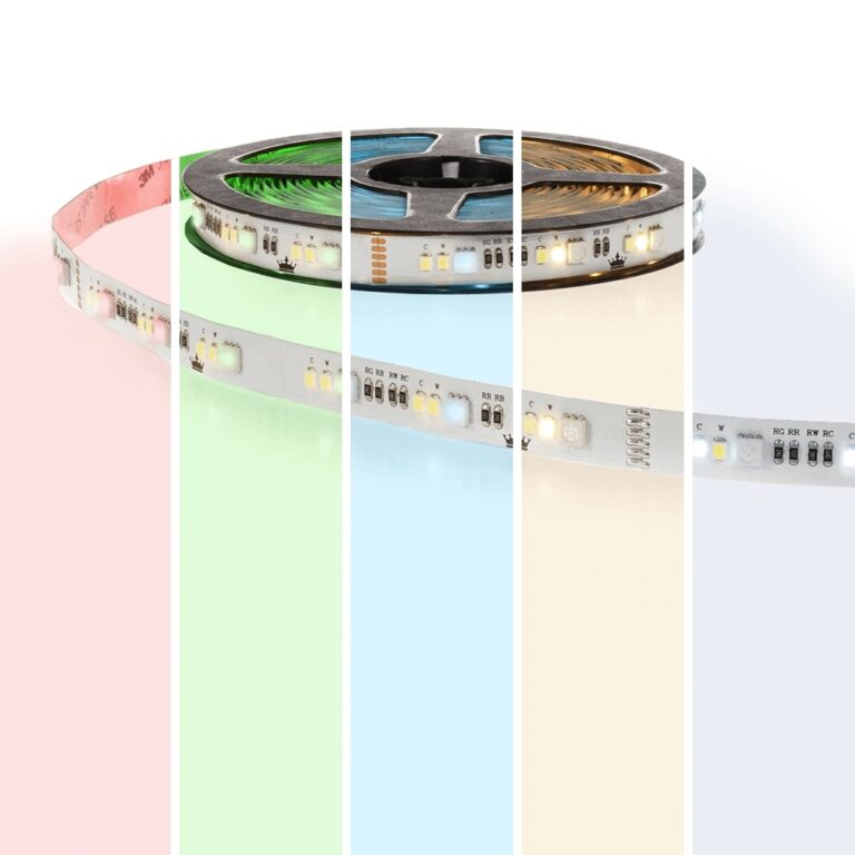 Ledstrip 1 meter RGBWW basic 36 smd leds p/m – losse strip