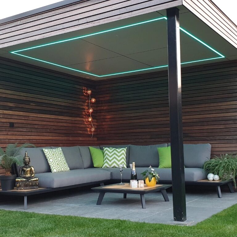 Terrasoverkapping verlichting set 3 meter