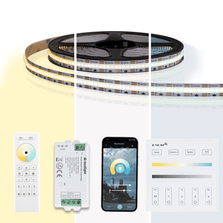 30 meter dual white led strip complete set – prime 608 leds