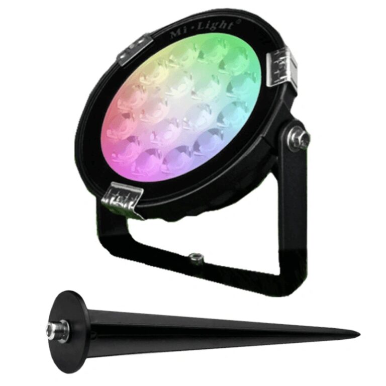 Milight wifi led tuinspot/schijnwerper RGBWW – 9 watt
