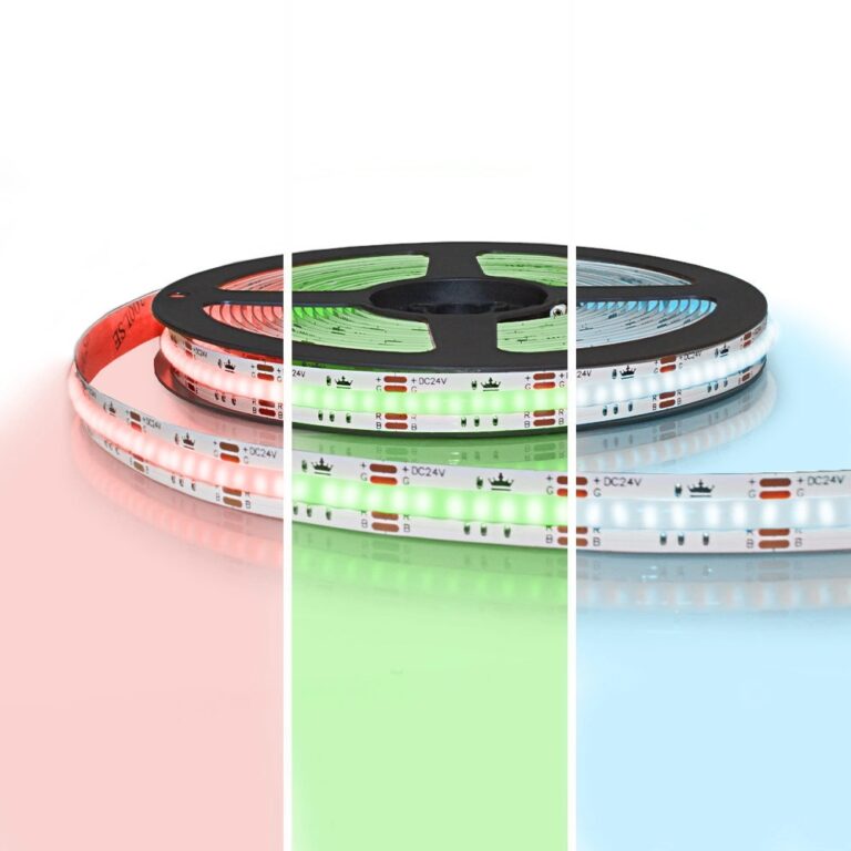 Led strip cob RGB – 5 meter – losse strip met 810 leds p/m
