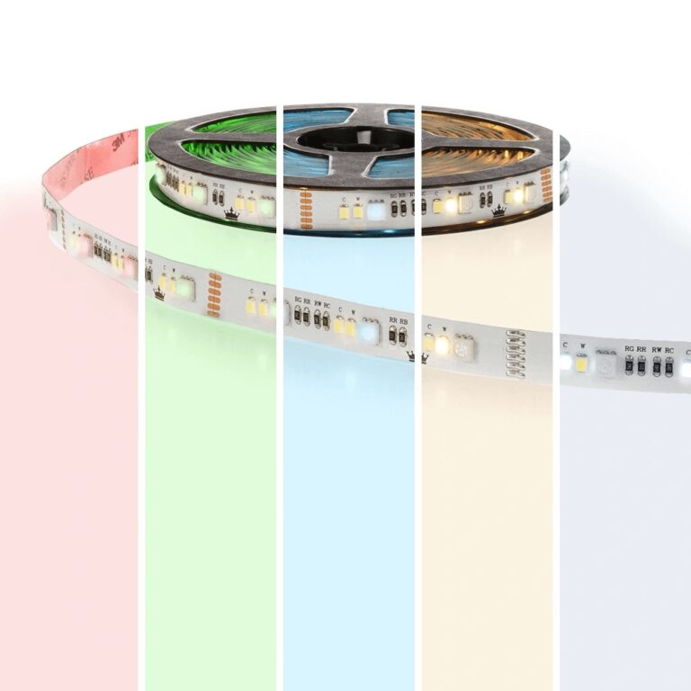 Ledstrip 10 meter RGBWW basic 36 smd leds p/m – losse strip