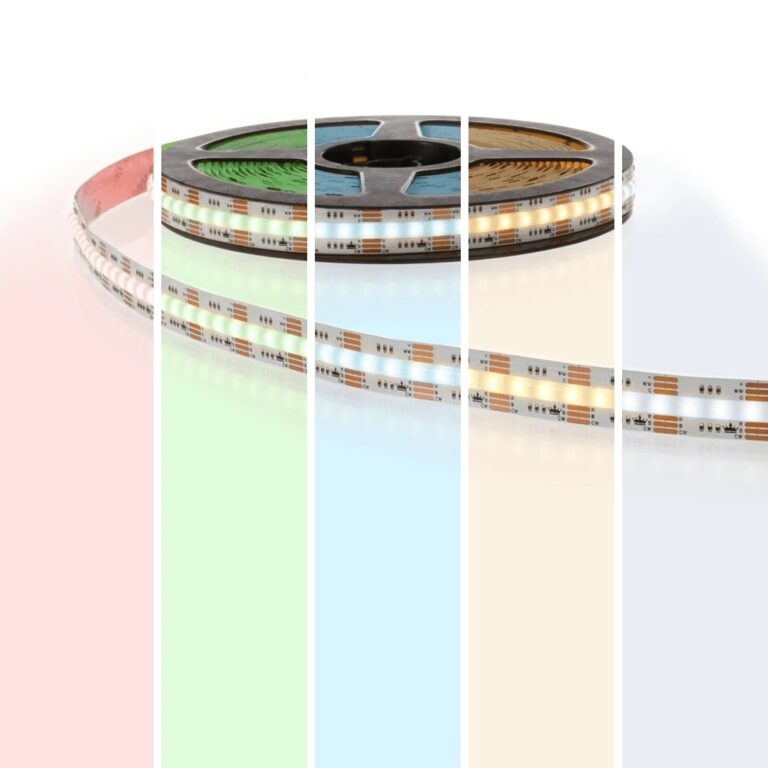 Ledstrip 3 meter RGBWW prime 840 cob leds p/m – losse strip