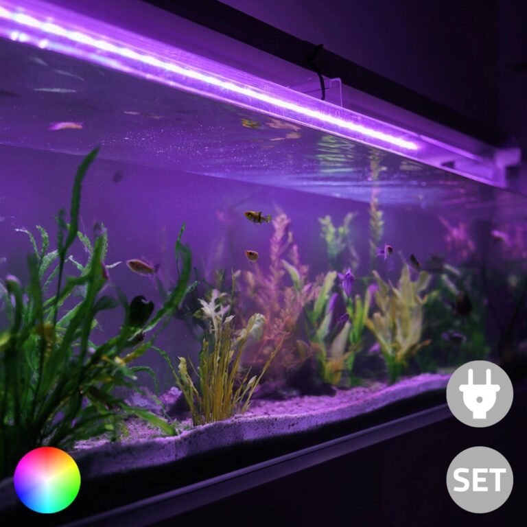 2 x RGB led strip: 50 – 70 cm complete set