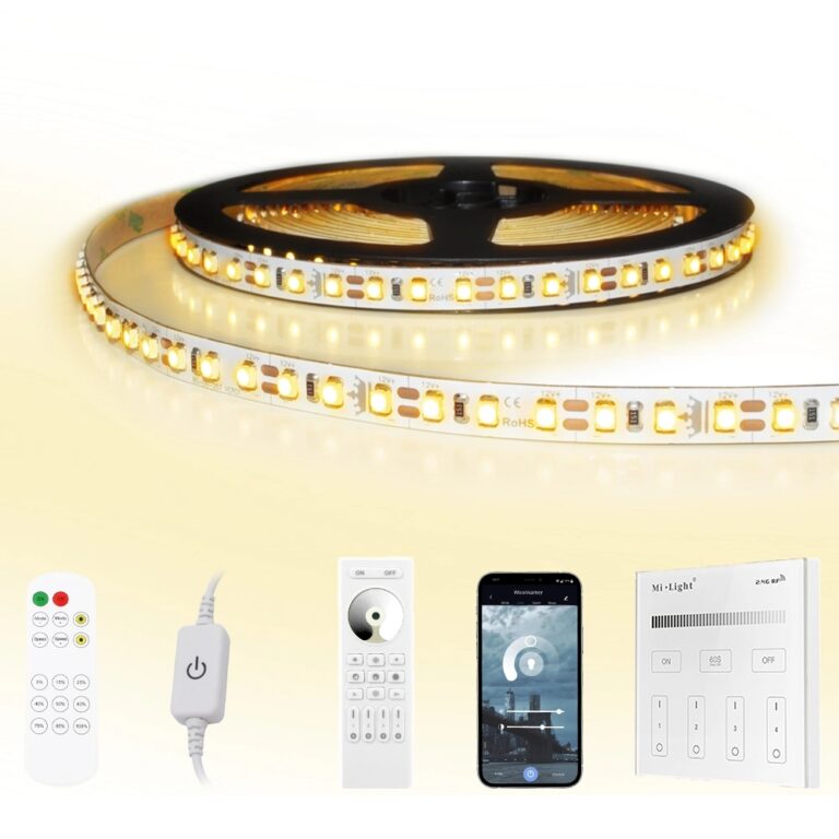 4 meter – 480 leds complete led strip set warm wit