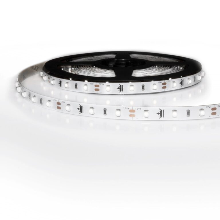 4 meter led strip koud wit budget – 60 leds pm – 24v ip20