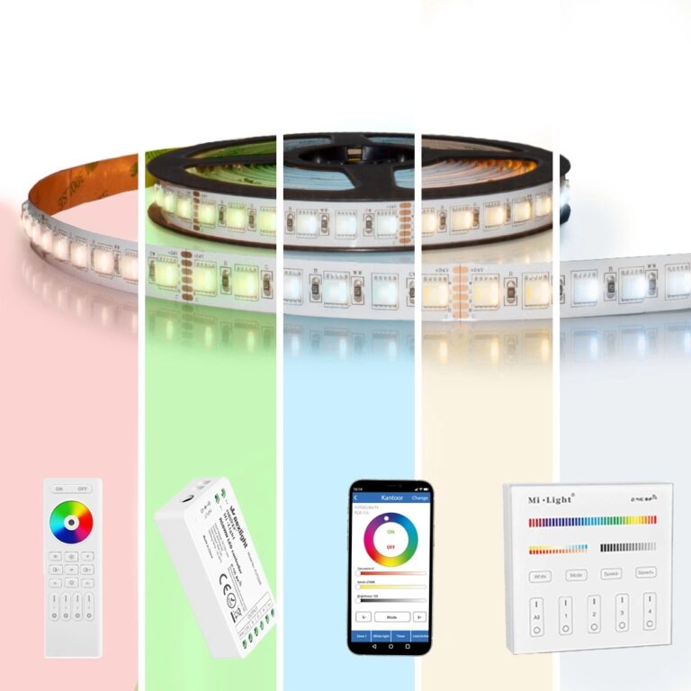 18 meter RGBWW led strip pro met 1728 leds – complete set