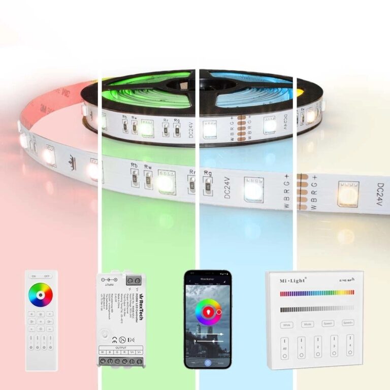 19 meter RGBW led strip | complete set | basic 36 leds p/m