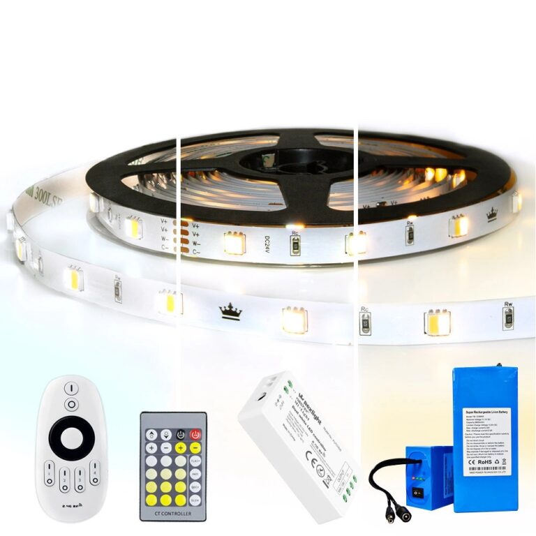 Led strip op batterij dual white basic complete set 3 meter