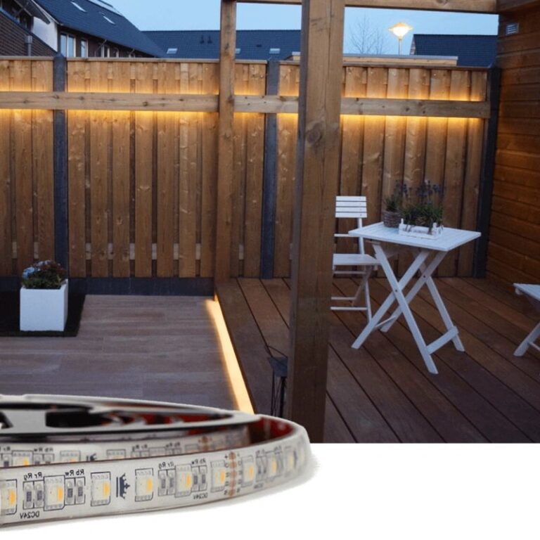 15 meter RGBW led strip voor buiten complete set